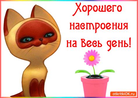 Желаю хорошего настроения на весь день | Открытки и картинки бесплатно