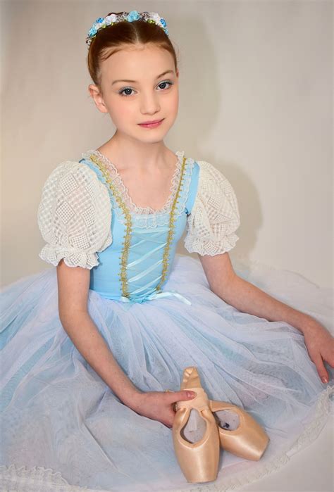 Blue Peasant Romantic Ballet TuTu Costume Cinderella Long Ballet Dress