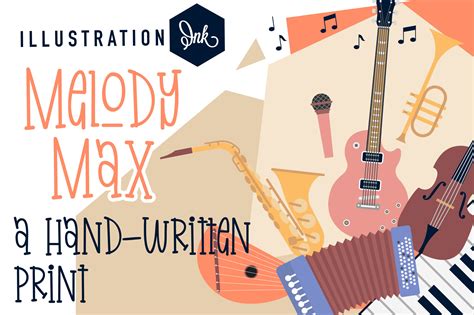 Melody Max Font by Illustration Ink · Creative Fabrica