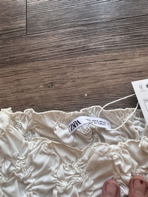 Zara Sara white blouse | Grailed