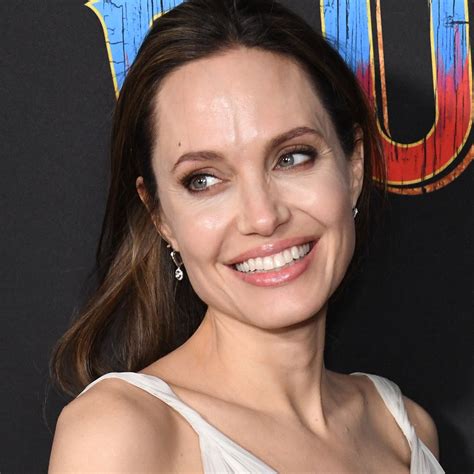 Angelina Jolie Blonde Highlights