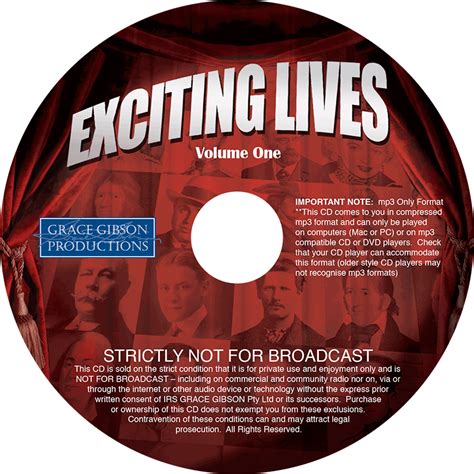 Exciting Lives Vol 1 | Grace Gibson Shop