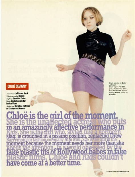 CHLOE SEVIGNY in Dazed&confused, May 1996 – HawtCelebs
