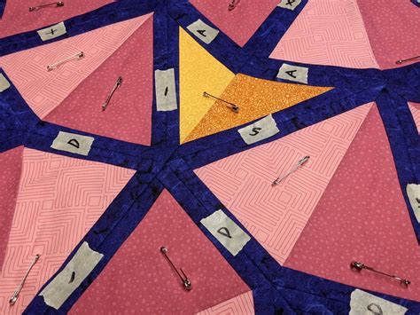 Penrose tiling quilt