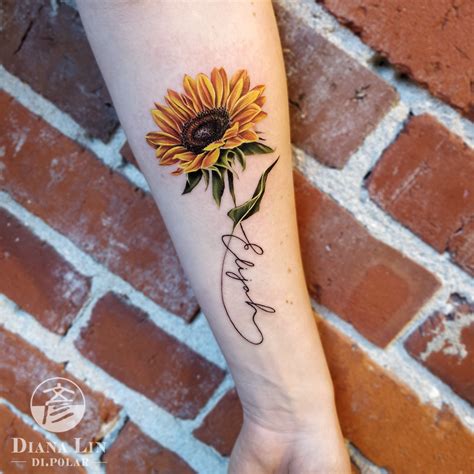 realistic tattoo design sunflower tattoo design ideas artofit