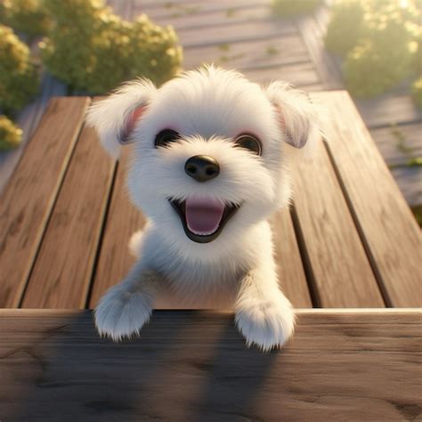 Premium AI Image | a dogPixar Styledisney animation