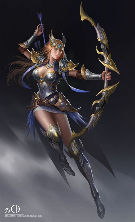 #1192805 standing, ArtStation, Ji young Hong, artwork, fantasy girl