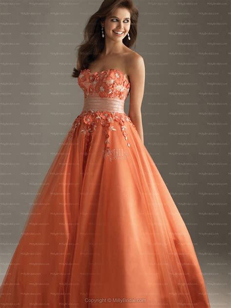 Orange Prom Dress With Blue Tux at Aida Marcie blog