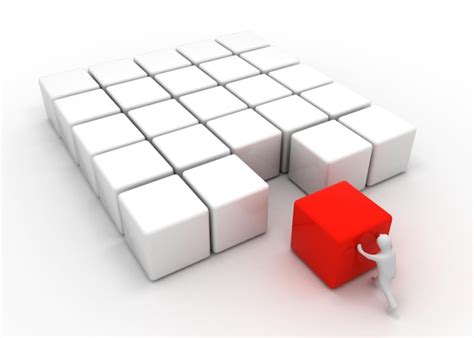 premium photo abstract cube concept