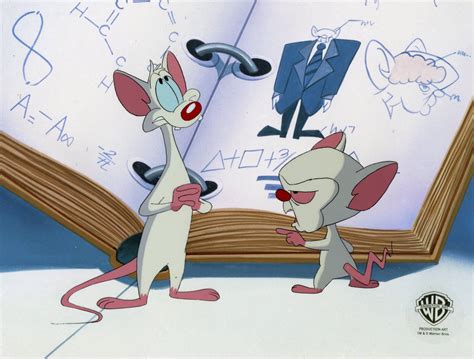 Pinky And The Brain Original Production Cel: Pinky and Brain – Clampett