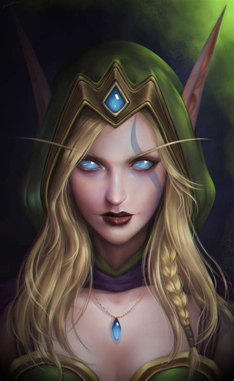 Alleria Windrunner-Practice by Namiko Enomoto Pen name Dunpoe