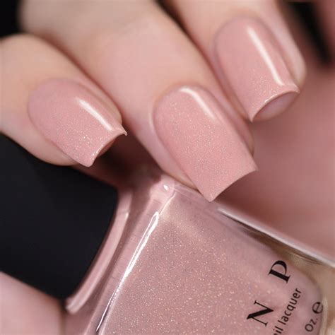 ceo dusty pink nude holographic nail polish etsy