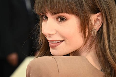 Lily Collins’s Latest French-Girl Look Is Not Very Emily—See Pics | Glamour