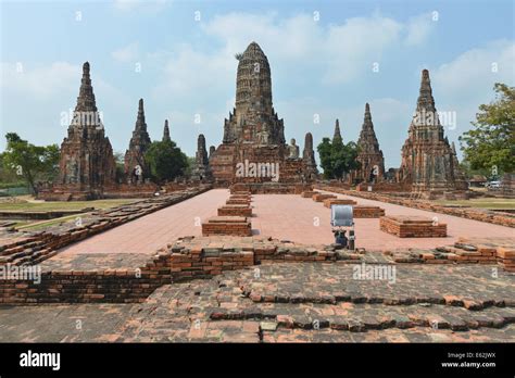 Wat Chai Wattanaram in Ayutthaya, Thailand Stock Photo - Alamy