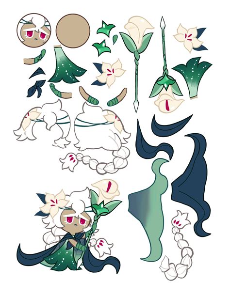 White Lily Cookie papercraft in 2025 | Custom paper dolls, White lilies