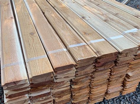 1” x 4” Tongue and Groove Cedar Siding | Cedar Products Company ...