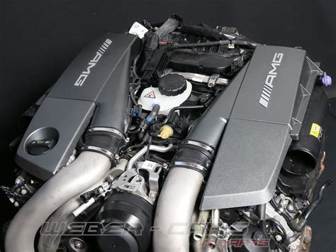 100km MB W166 ML63 AMG Motor Engine Turbocharger V8 5.5 Bi Turbo M157 ...