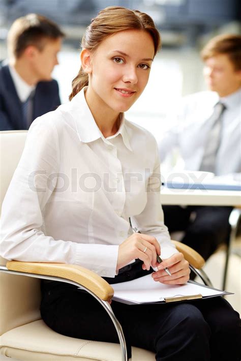 Sekretær på arbejdet | Stock foto | Colourbox