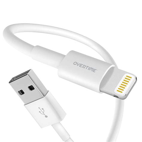 overtime iphone cable apple mfi certified lightning iphone cable ft