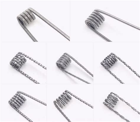 2pcs premade coils Flat twisted wire Fused clapton coils Hive prebuilt ...