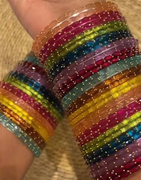 raindrop glass bangle set traditional wedding jewelry etsy australia