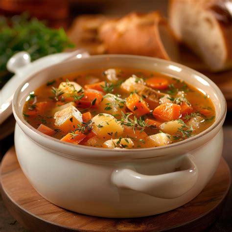 French roasting techniques for a rich and savory soup involve using