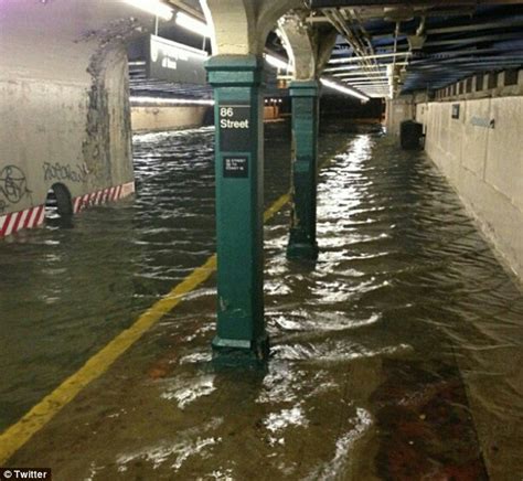 Hurricane Sandy batters New York City's subway system as tunnels are ...