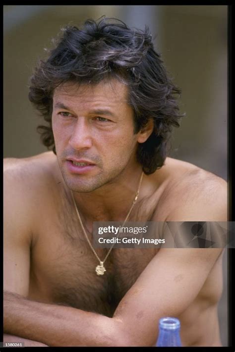 portrait  imran khan  captain  pakistan   sharjah cup