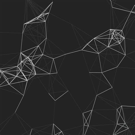 abstract polygon mesh  background  technology  futuristic style