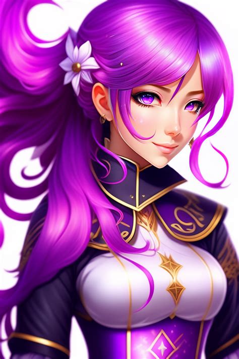 Purple Hair Anime Girls