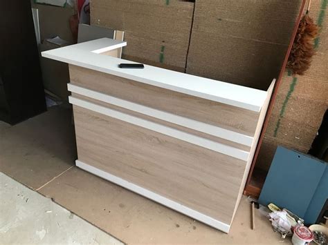 modern reception desk design  shaped counter  store cashier