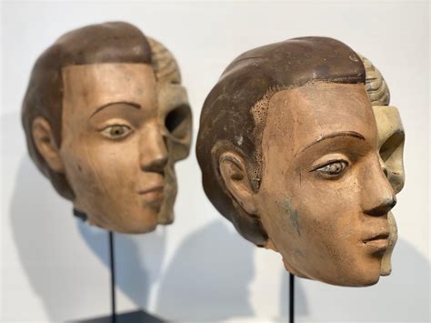 pair  vintage anatomic heads  sale  stdibs