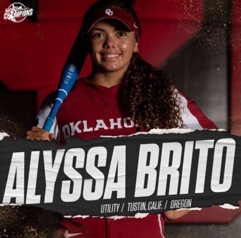 Oklahoma Sooners add Oregon transfer infielder Alyssa Brito - Sports ...