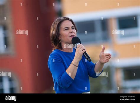 Top candidate for Chancellor Annalena Baerbock speaks in Stuttgart ...