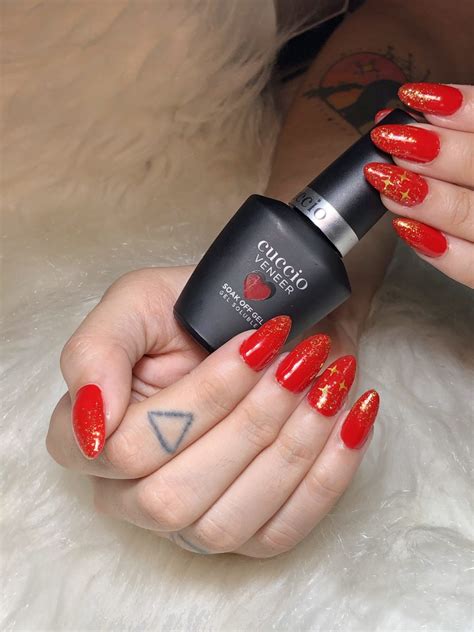 Esmaltação Em Gel Com Glitter