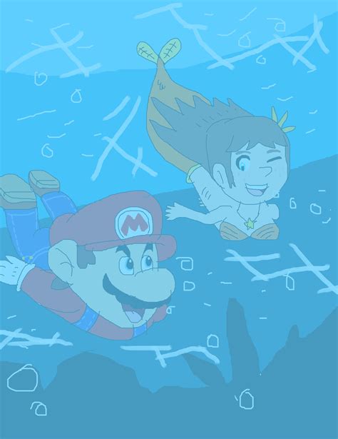 Mario and Mermaid Starla by sergi1995 on DeviantArt
