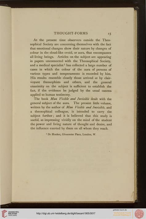 Besant, Annie; Leadbeater, Charles W.: Thought-Forms (London, 1905)