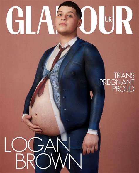 Pregnant transgender man Logan Brown stars on cover of…