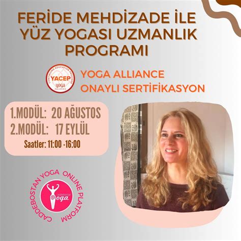 Feride Mehdizade ile Yoga Alliance onaylı Yüz Yogası Uzmanlık Programı