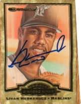 Autographed LIVAN HERNANDEZ 1997 ROOKIE Donruss Diamond King - Main ...