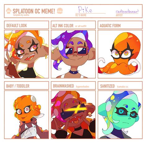 Responsive Image Grid with 9 Images | Splatoon, Splatoon squid