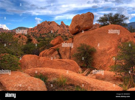 Stormy weather in Texas Canyon in Southeast Arizona Stock Photo - Alamy