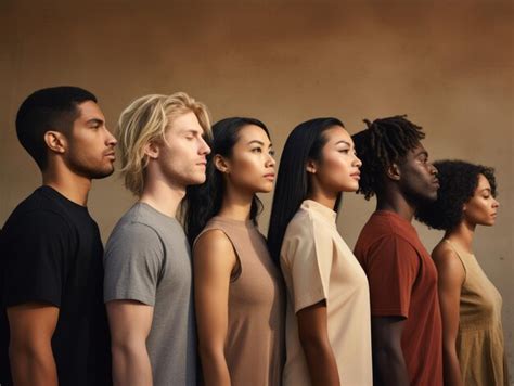 O Que Significa Étnico - Diversidad grupo étnico de personas que miran en la misma dirección ...