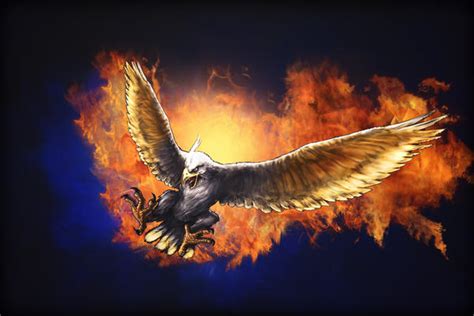 Flaming Eagle Wallpaper by NGrapeD on DeviantArt