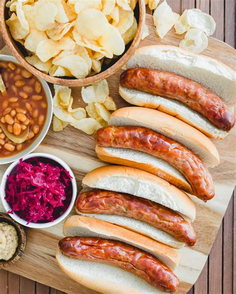 The BEST Air Fryer Brats - Running to the Kitchen®
