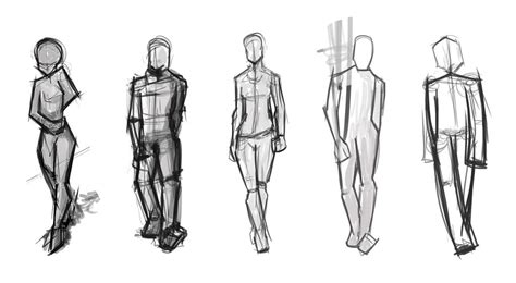 walking  pose study  simon wilson  deviantart