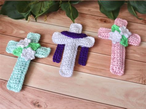 crochet easter cross pattern  printable hq