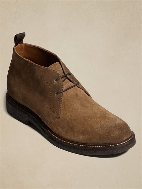 tredan suede chukka boot banana republic