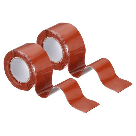 2 Pcs Self Fusing Silicone Tape, 1" x 3ft Silicone Sealing Tape for