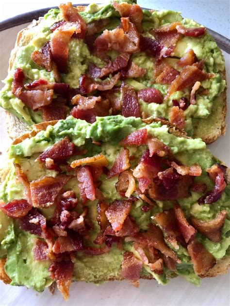 Avocado Bacon Toast | TheCompanySheKeeps | Healthy food dishes, Healty ...